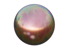perla oscura renderizado 3d png