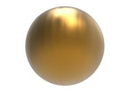 bronzo Opaco sfera. png