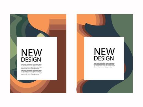 abstract blob background text with minimal trendy liquid style vector