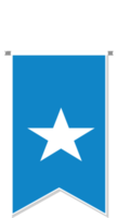 Somalia-Flagge im Fußballwimpel. png