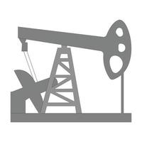 Oil Pump Icon on White Background. vector