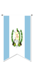Guatemala flag in soccer pennant. png