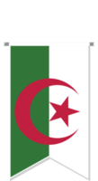 Algeria flag in soccer pennant. png