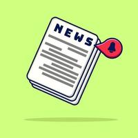 Newspaper icon. newslatter design illustration vector