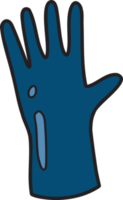 hand- getrokken tuinieren handschoenen illustratie png