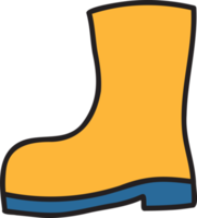Hand Drawn cute Boots illustration png
