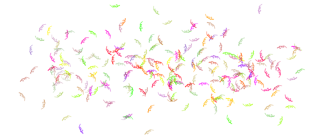 fundo festivo de confete redondo de memphis em azul ciano, rosa e amarelo. padrão infantil e fundo de férias de decoração de círculos de confete bokeh. png