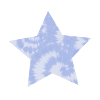 Isolated water colour pentagram star design template png