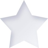 sombra de estrela, botão de interface do usuário de neumorfismo png