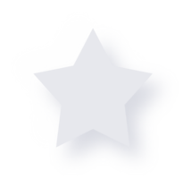 Neumorphic Star Button png