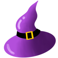 chapéu de bruxa festival de halloweenpintado png