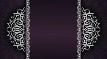 simple background  with mandala ornaments vector