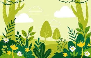 Nature Handdrawn Background vector