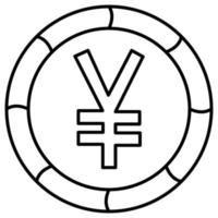 Yen currency  which can easily modify or edit vector