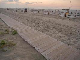 at the beach of Spiekeroog photo