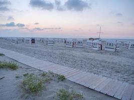 at the beach of Spiekeroog photo