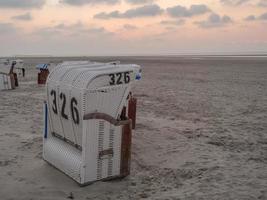 at the beach of Spiekeroog photo