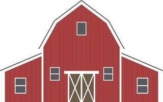 barn vector illustration