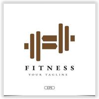 gimnasio fitness moderno logo premium elegante plantilla vector eps 10