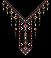 abstracto geométrico tribal étnico ikat folklore diamantes oriental de patrones sin fisuras cuello tradicional, camisa, fondo, papel pintado, ropa, tela, impresión, batik, folk, tejer, bordado vector ilustración