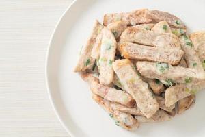 Sugar Coated Taro or Crispy Sweet Snow Taro photo