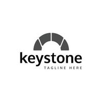 diseño de logotipo keystone creativo vector