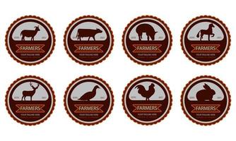 various animals laying eggs icon logo vector