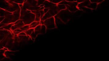 fondo negro aterrador de halloween con líneas rojas mágicas. foto