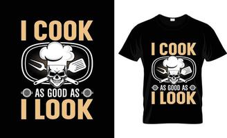 Chef t-shirt design, Chef t-shirt slogan and apparel design, Chef typography, Chef vector, Chef  illustration vector