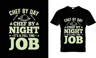 diseño de camisetas de chef, eslogan de camisetas de chef y diseño de ropa, tipografía de chef, vector de chef, ilustración de chef