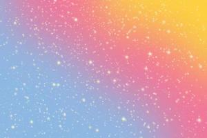 Holographic background with magic sparkles, stars. photo