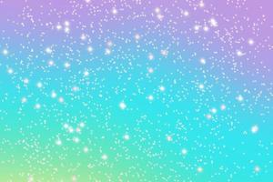 Abstract fantasy rainbow unicorn background with magic sparkles, stars. photo