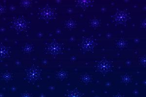 Glowing snowflakes background. Abstract digital background of points and lines. photo