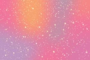 Holographic background with magic sparkles, stars. photo