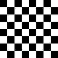 Checkers seamless pattern on white background. vector