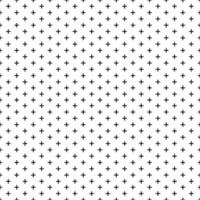 Plus seamless pattern on white background. vector