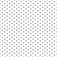 Plus seamless pattern on white background. vector