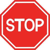 Stop Sign isolate on white background. vector