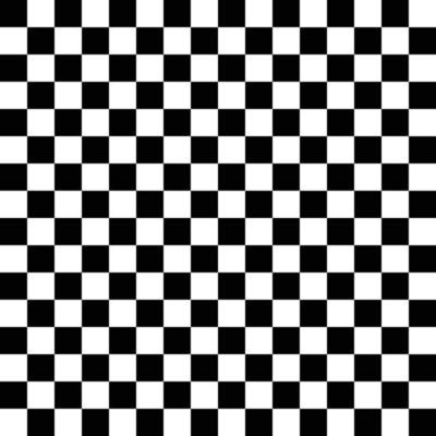 Checkers seamless pattern on white background.