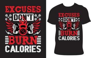 Gym t-shirt design vector template. Fitness tshirt design. gym quotes. gym motivational t-shirt design.