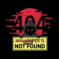 404 not found background design vector