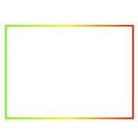 thin rectangular colorful frame on white background. Perfect design for sales titles, logos and banners. Vector