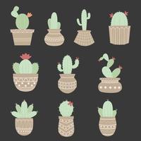 arte de vector de planta de cactus