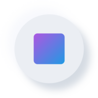 Neumorphic Square Icon, Neumorphism UI Button png