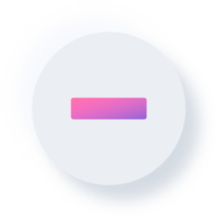 icône moins neumorphique, bouton d'interface utilisateur neumorphisme png