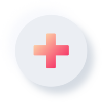 Neumorphic Add Icon, Neumorphism Add Button png