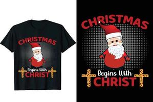 christmas t shirt design vector