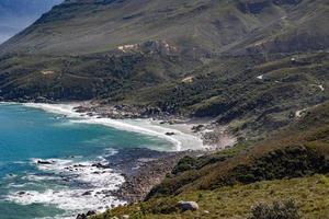 vista panorámica del paisaje marino desde una altura foto