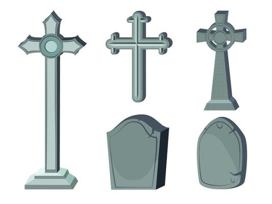 Grave Stone Set