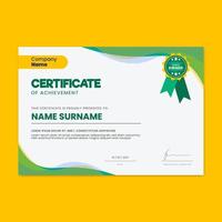 Certificate of appreciation template, Clean modern certificate with simple vector design. Certificate border template with luxury and modern illustration.